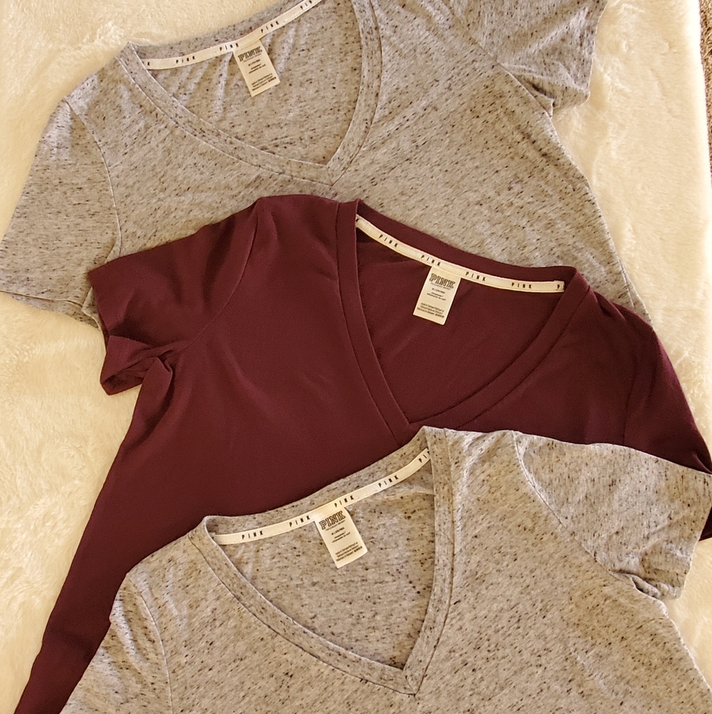 Pink Victoria's Secret T-shirt Bundle - Picture 2 of 8